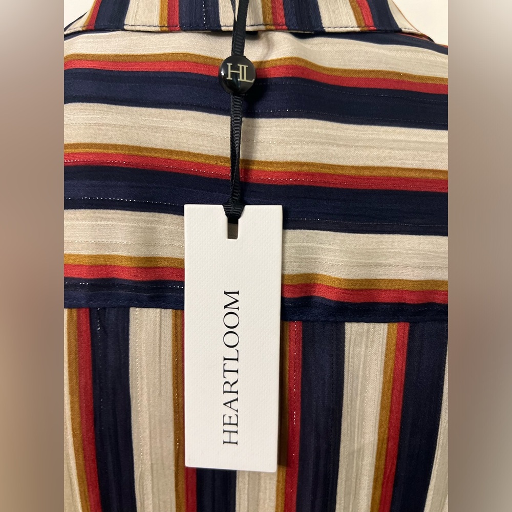 Heartloom Tina stripe twist front shirt dress - Picture 5 of 6